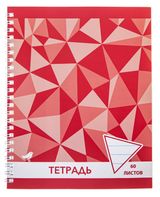 Изображение товара Тетрадь АШАН Красная птица в линейку А5, 60 л