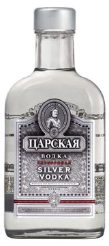 Изображение товара Водка «Царская» Серебряная Россия, 0,25 л
