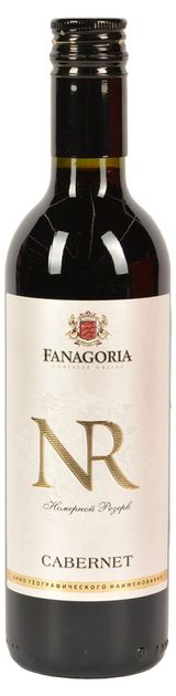 Изображение товара Вино Fanagoria NR Cabernet красноесухое Россия, 0,375 л