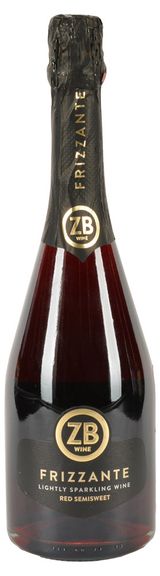 Изображение товара Игристое вино ZB Wine Frizzante красное полусладкое Россия, 0,75 л