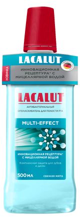 Изображение товара Ополаскиватель для полости рта Lacalut Multi-effect, 500 мл