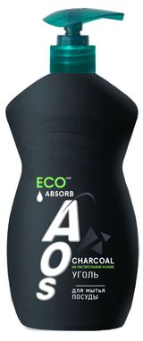Изображение товара Средство для мытья посуды Aos ЭКО Уголь, 450 г
