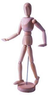 Изображение товара Кукла АШАН Красная птица деревянная, 30 см