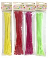 Изображение товара Проволока пушистая АШАН Красная птица, 20 шт в ассортименте