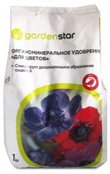 Изображение товара Удобрение для цветов Garden Star органоминеральное, 1 кг