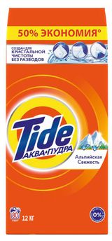 Изображение товара Стиральный порошок Tide Автомат Альпийская свежесть, 12 кг (80 стирок)