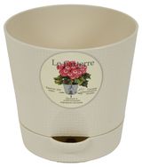 Изображение товара Горшок «ТЕК.А.ТЕК» Le Parterre с поддоном кремовый Ø19,5х17 см, 2,8 л