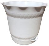 Изображение товара Горшок «ТЕК.А.ТЕК» Aquarelle с поддоном белый Ø14х12 см, 1 л