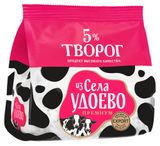 Изображение товара Творог рассыпчатый «Из Села Удоево» Премиум ГОСТ 5% БЗМЖ, 315 г