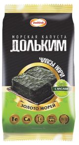 Изображение товара Чипсы нори «Доширак» Дольким Капуста морская с васаби, 5 г