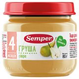 Изображение товара Пюре Semper груша с 4 мес., 80 г