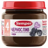 Изображение товара Пюре Semper Чернослив с 4 мес., 80 г