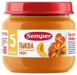 Изображение товара Пюре Semper тыква 5 мес., 80 г