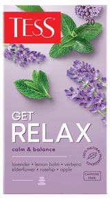 Изображение товара Напиток чайный Tess Relax в пакетиках, 20x1,5 г
