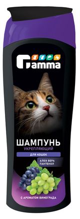 Изображение товара Шампунь для кошек Gamma Укрепляющий, 400 мл
