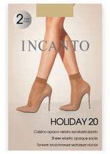 Изображение товара Носки женские Incanto Holiday 20 den naturel u/a 2 пары