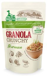 Изображение товара Гранола Bionova мюсли без сахара яблочная, 400 г