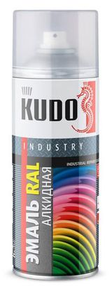 Изображение товара Эмаль KUDO универсальная красная, 520 мл