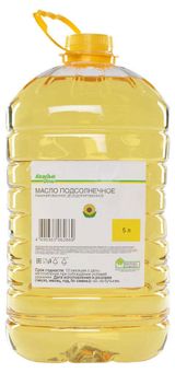 Изображение товара Масло подсолнечное «Каждый день» рафинированное дезодорированное, 5 л