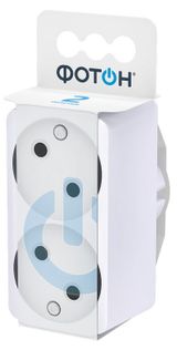 Изображение товара Разветвитель электрический «Фотон» АМ 6-2, 6А, 1 шт
