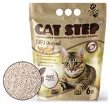 Изображение товара Наполнитель для кошачьего туалета Сat Step Tofu Original комкующийся растительный, 6 л