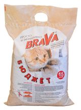 Изображение товара Наполнитель для кошачьего туалета Brava Бюджет минеральный, 15 л