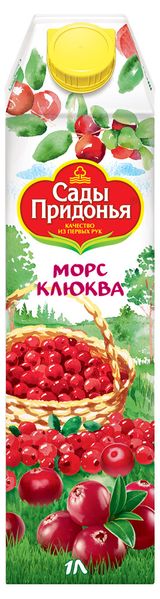 Изображение товара Морс клюквенный «Сады Придонья», 1 л