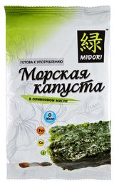 Изображение товара Морская капуста MIDORI в оливковом масле, 5 г