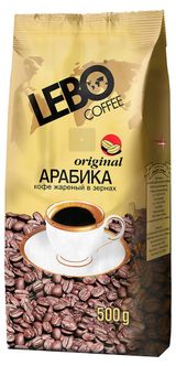 Изображение товара Кофе в зернах Lebo Coffee Original, 500 г