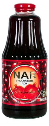 Изображение товара Сок гранатовый NAR, 1 л