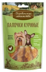 Изображение товара Лакомство для собак мелких пород «Деревенские лакомства» палочки куриные, 55 г