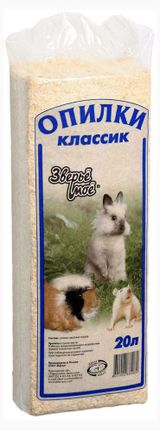 Изображение товара Опилки для грызунов «Зверьё Моё» Классик, 20 л