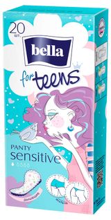 Изображение товара Прокладки ежедневные Bella Panty Sensitive For Teens экстратонкие, 20 шт