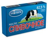 Изображение товара Масло сливочное «Экомилк» несоленое высший сорт брикет 82,5%, 180 г