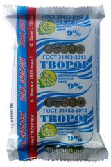 Изображение товара Творог «ДМЗ» брикет 9% БЗМЖ, 180 г