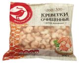 Изображение товара Креветки варено-мороженые АШАН Красная птица очищенные 200/300, 300 г