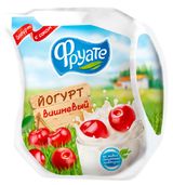 Изображение товара Йогурт питьевой «Фруате» с соком вишни 1,5%, 450 г