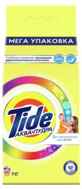 Изображение товара Стиральный порошок Tide Color для чувствительной кожи, 9 кг