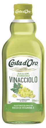 Изображение товара Масло виноградное Costa d'Oro рафинированное, 500 мл