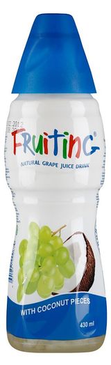 Изображение товара Напиток сокосодержащий Fruiting виноград кокос, 430 мл