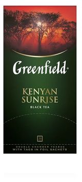 Изображение товара Чай черный Greenfield Kenyan Sunrise в пакетиках, 25 шт