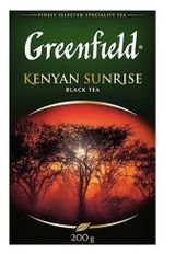 Изображение товара Чай черный Greenfield Kenyan Sunrise листовой, 200 г