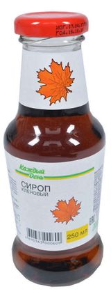 Изображение товара Сироп «Каждый день» кленовый, 250 мл