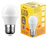 Изображение товара Лампа светодиодная АШАН Красная птица Шар Е27 теплый свет, 5 Вт