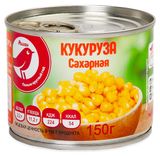 Изображение товара Кукуруза АШАН Красная птица сахарная, 150 г