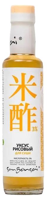 Изображение товара Уксус рисовый SanBonsai для суши, 250 мл