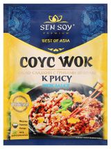 Изображение товара Соус кисло-сладкий Sen Soy Premium WOK к рису с грибами шиитаки, 80 г