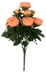 Изображение товара Букет искусственный Розы оранжевые, 40 см