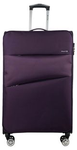 Изображение товара Чемодан мягкий Airport 4 колеса сиреневый, 75х47х26 см, размер L