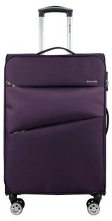 Изображение товара Чемодан мягкий Airport 4 колеса сиреневый, 65х42х22 см, размер M